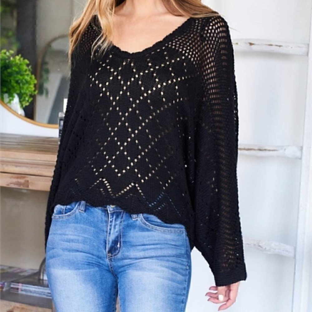 BLACK SWEATER - Picture 5 of 7